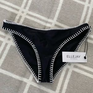 Elle Jay Black Cheeky Stitched Bikini Set